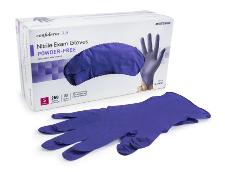 McKesson Confiderm® 3.0 Nitrile Exam Gloves Powder-free Small - 14-6N32 - Medsitis