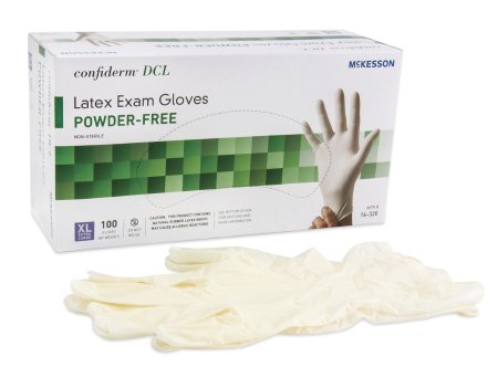 McKesson Confiderm® DCL PF Latex Exam Gloves - 14-3 - Medsitis