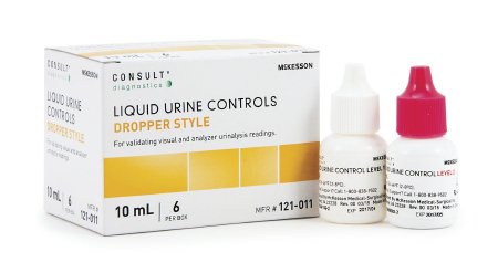 McKesson Consult® Urinalysis Controls 10mL Droppers - 121-011 - Medsitis