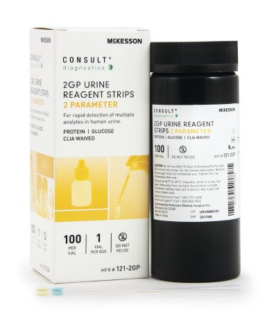 Consult® Urinalysis Reagent 2GP Test Strips - 121-2GP - Medsitis