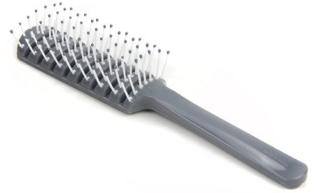 McKesson Plastic Hairbrush - Gray - Medsitis
