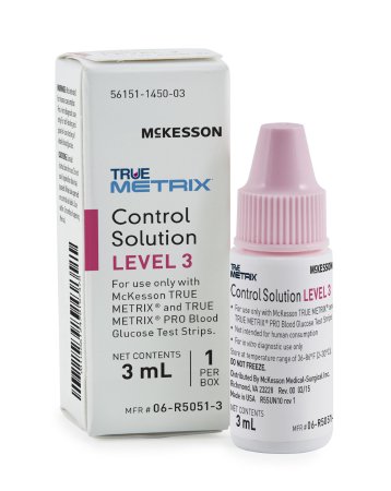 McKesson True Metrix® Pro Control Solution Level 3 - 06-R5051-3 - Medsitis
