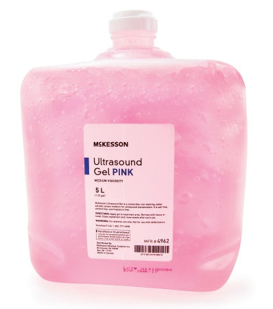 McKesson Pink Ultrasound Gel 5 Liter Jug - 4962 - Medsitis