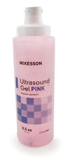 McKesson Pink Ultrasound Gel 8 oz. Bottle - 4961 - Medsitis