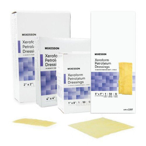 McKesson Xeroform Petrolatum Dressing Gauze Bismuth Tribromophenate - 220 - Medsitis