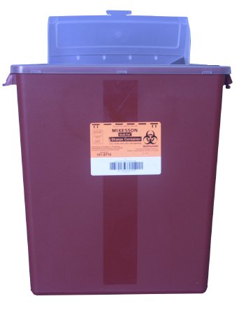 Prevent® Standard Biohazard Infectious Waste Sharps Containers 3 Gallon - 101-8710 - Medsitis