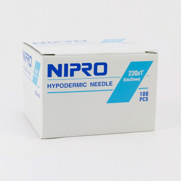 Nipro Flomax Hypodermic Needles 23G x 1" - AH+2325 - Medsitis