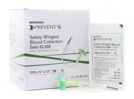 PREVENT® G Safety Winged Blood Collection Set Sterile - 16-BC2 - Medsitis