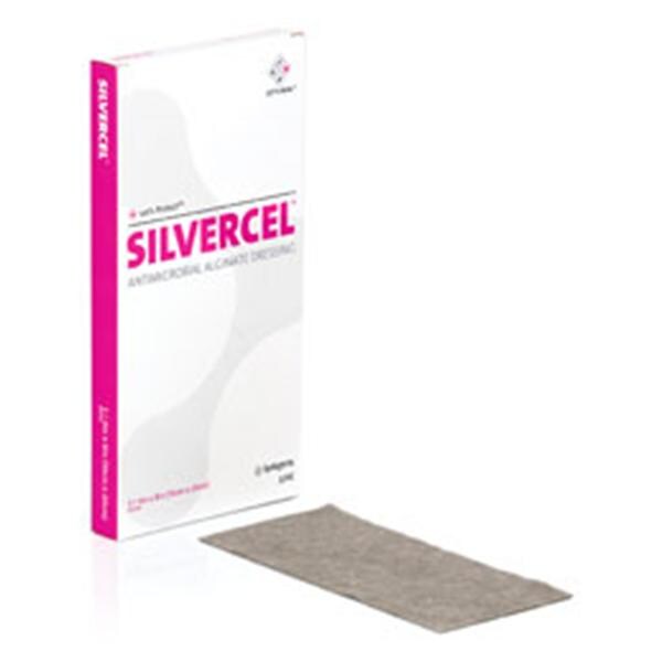 Silvercelª Sterile Alginate Dressing Non-Adhesive w/o Border 4" x 8" - 800408