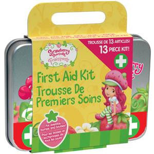 Strawberry Shortcake™ Kids First Aid Kit, 13-Piece Tin - Medsitis