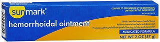 SunMark® Hemorrhoidal Ointment Medicated Formula 2 oz. Tube (Case of 12) - 3509833 - Medsitis