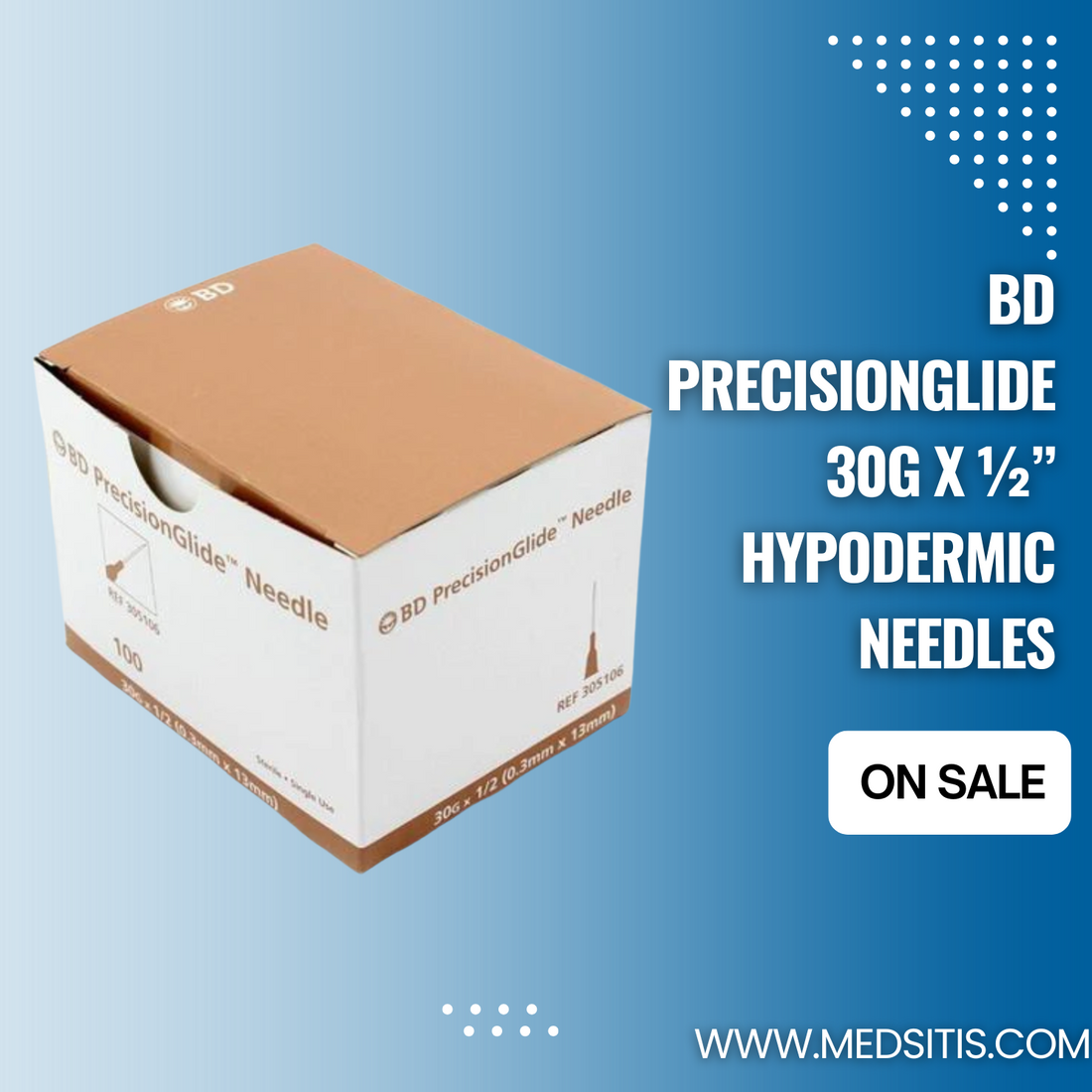 Precision and Comfort: BD PrecisionGlide 30G x ½” Hypodermic Needles
