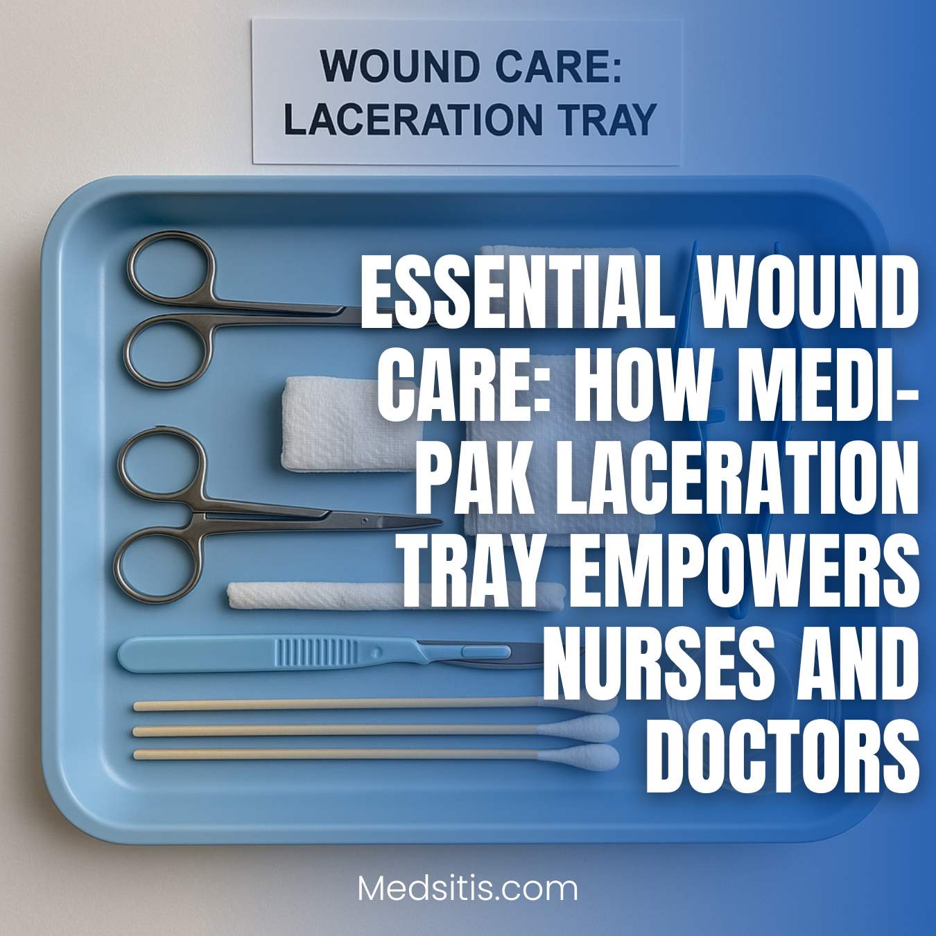 Essential Wound Care: How Medi-Pak Laceration Tray Empowers Nurses and Doctors