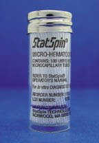 StatSpin® Capillary Blood Collection Tube Ammonium Heparin Additive 9 µL Without Closure Glass Tube - HT9H-10