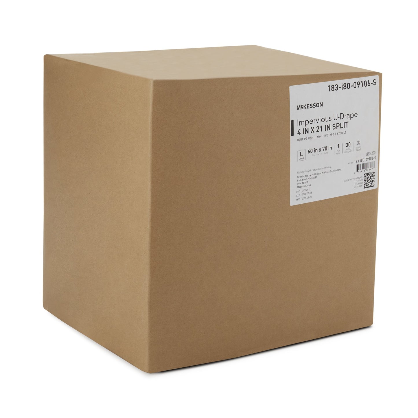 McKesson Sterile Impervious Orthopedic U-Drape, 60 x 70 Inch 183-I80-09106-S