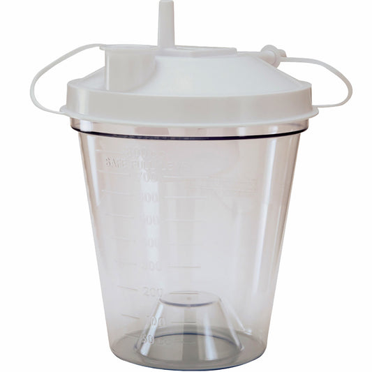 Suction Canister Drive Medical 800 mL Float Valve Shut-Off Lid - 610-48BP