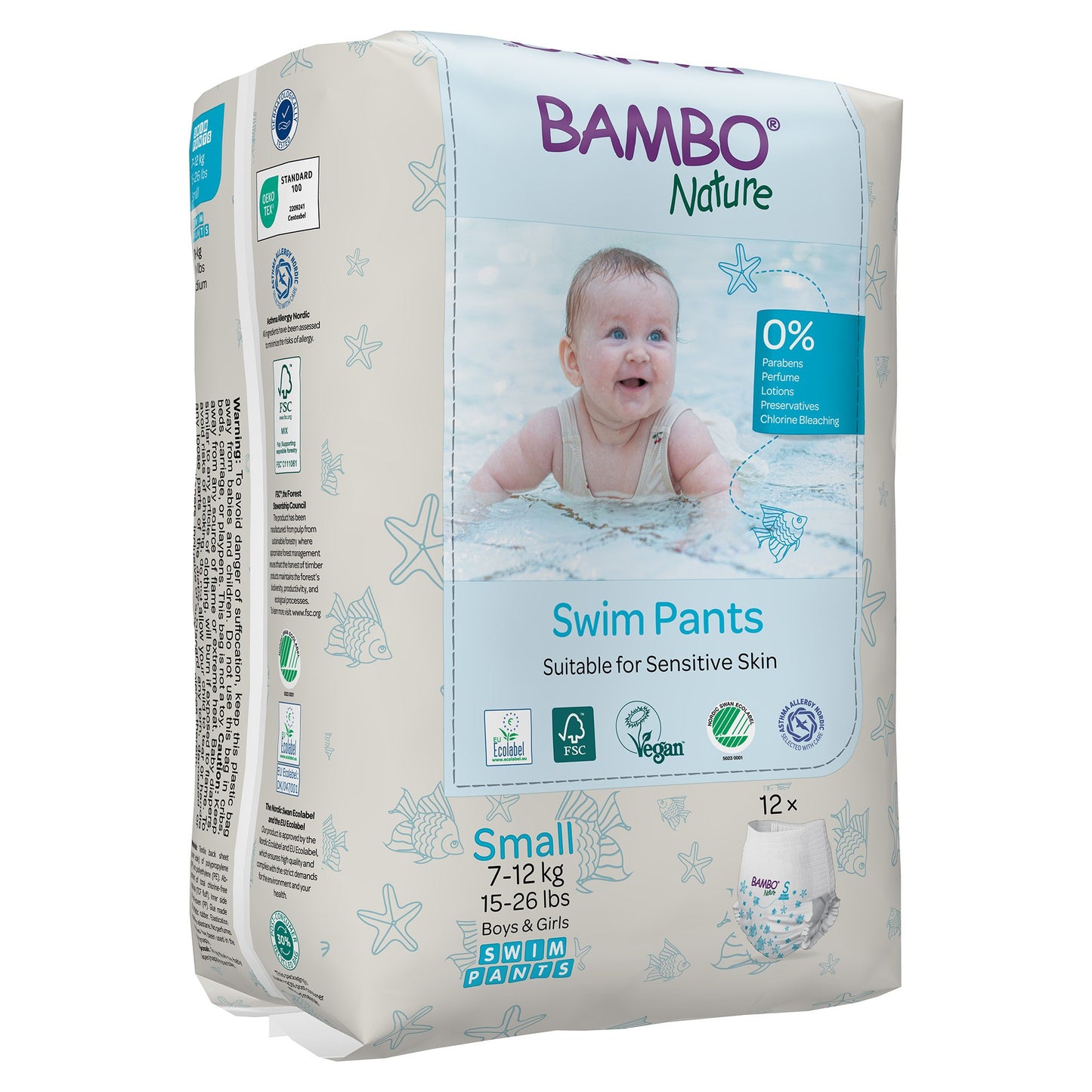 Bambo Nature Swim Pants, Small 1000024401