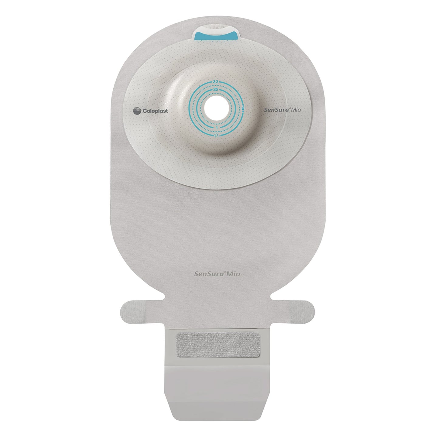 Ostomy Pouch SenSura® Mio Convex One-Piece System 11 Inch Length, Maxi Soft Convex, Trim to Fit 5/8 to 1-5/16 Inch Stoma Drainable - 16715