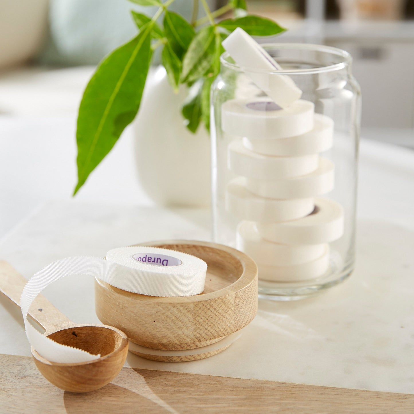 3M™ Durapore™ Silk-Like Cloth Medical Tape, 1/2 Inch x 10 Yard, White 1538-0