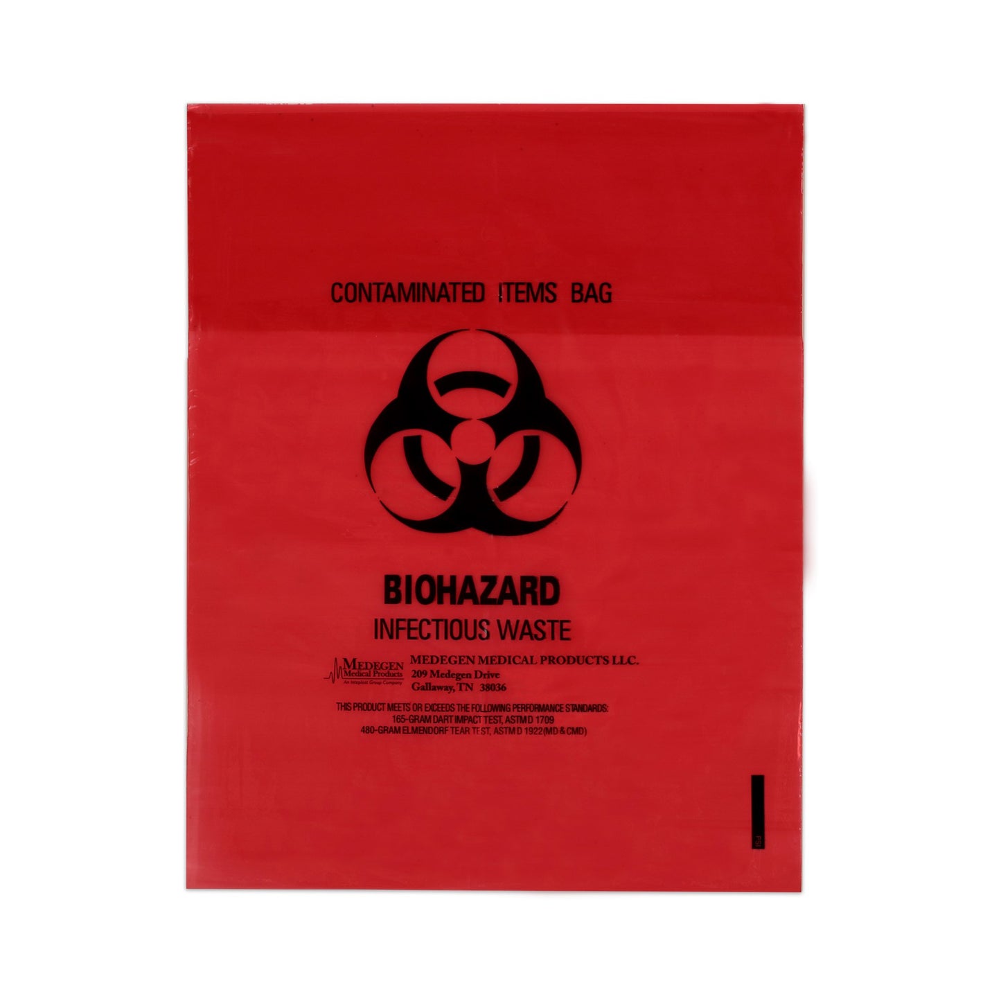 Medegen Medical Products LLC Medegen Ultra-Tuff Infectious Waste Bags 50-42, Pack of 50