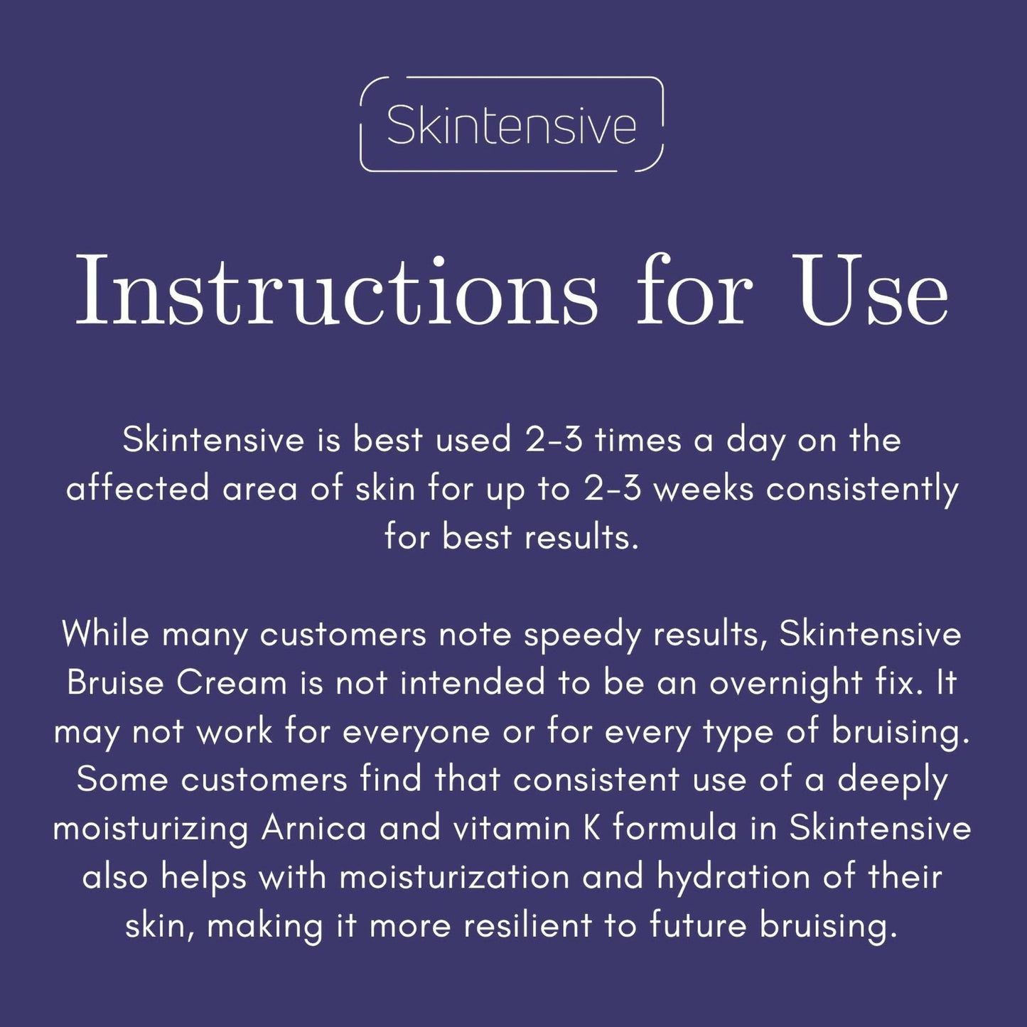 Skintensive® Bruise Cream SK-0001