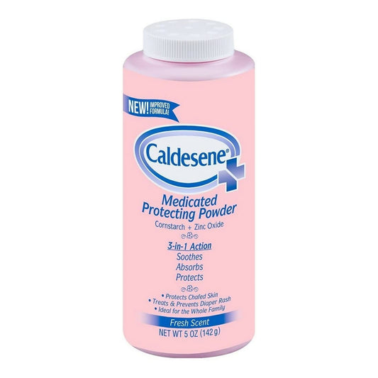 Body Powder Caldesene® Medicated Protecting 5 oz. Fresh Scent Shaker Bottle 81% Cornstarch / 15% Zinc Oxide - 36373611151