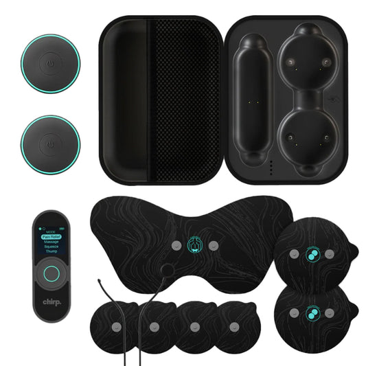 TENS/NMES Unit Chirp Halo R-TENS-DBL-BK-R