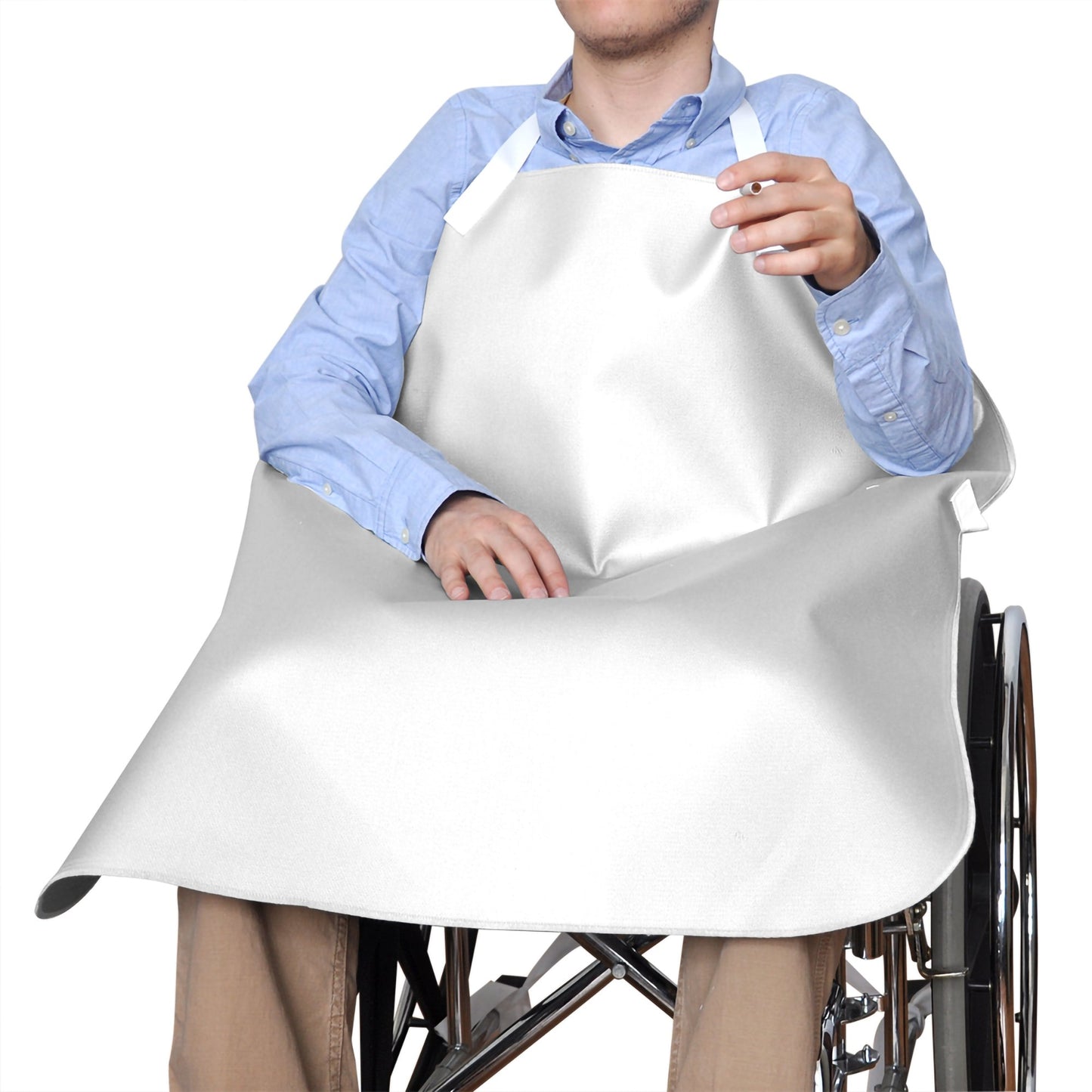 New York Orthopedic NYOrtho Smoker's Apron, 30 x 34 in., White 9530, 1 Each