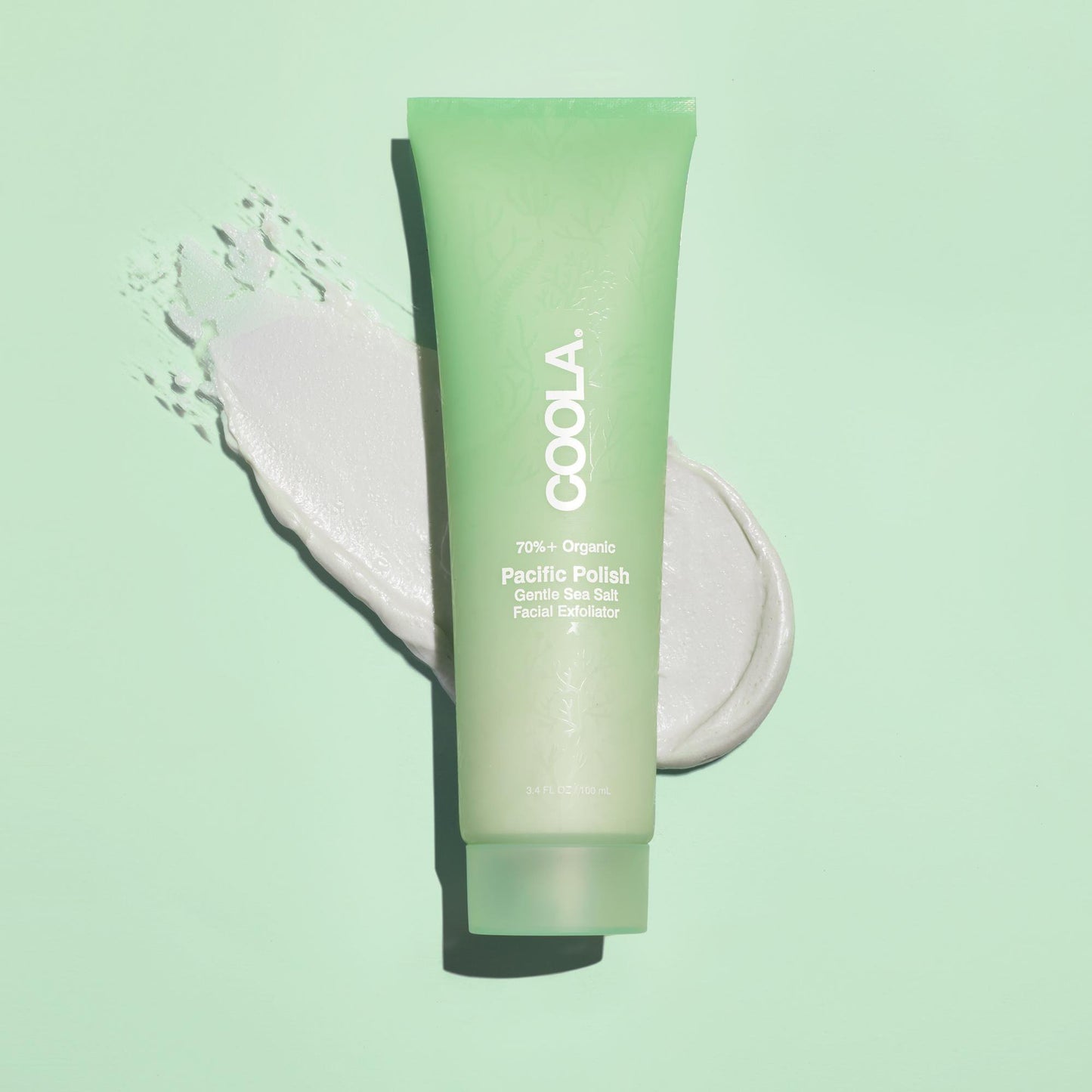 Facial Cleanser Coola® Pacific Polish Gentle Sea Salt Exfoliator Cream 3.4 oz. Tube Scented CL10330