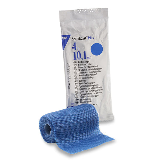 3M™ Scotchcast™ Plus Blue Cast Tape, 4 Inch x 4 Yard 82004B