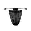 Thong Panty Reflections™ Black Disposable - 900502-1