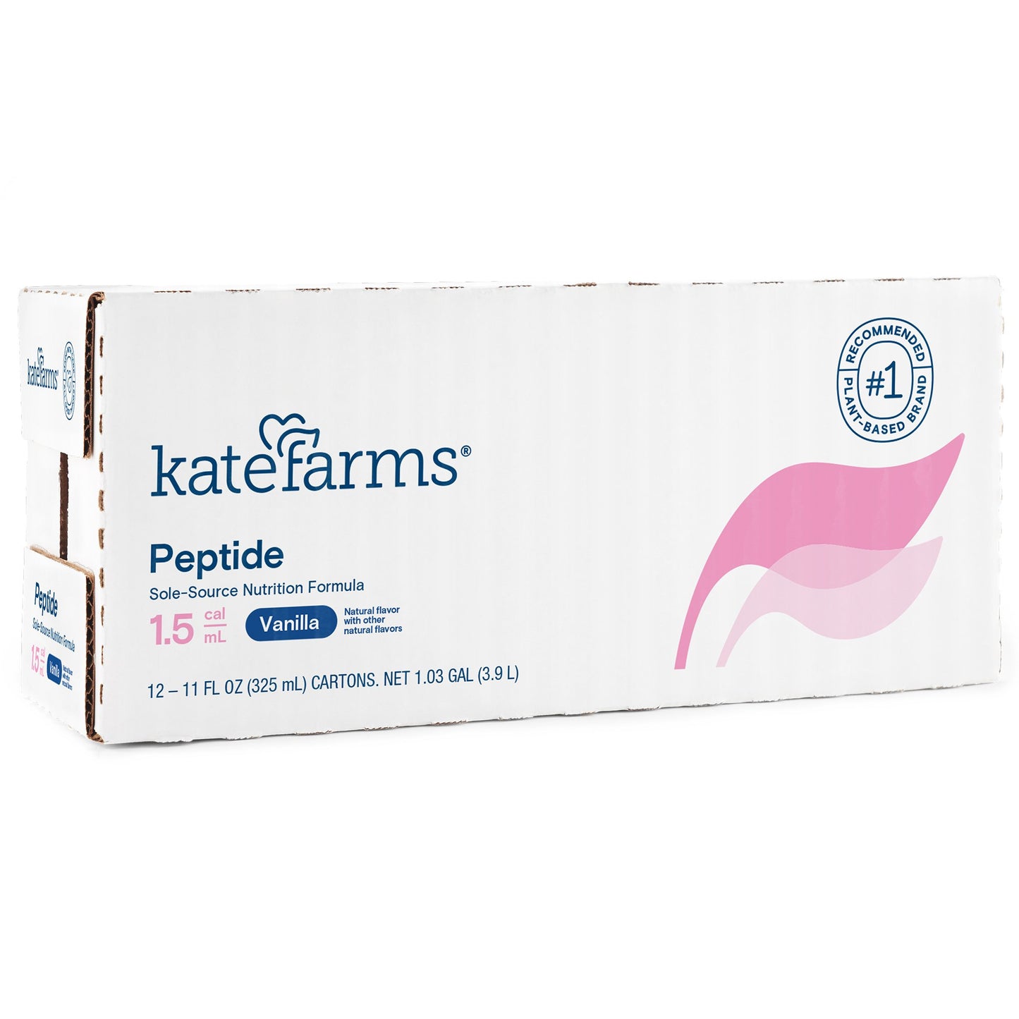 Kate Farms® Peptide 1.5 Vanilla Sole-Source Nutrition Formula, 11-ounce carton 851823006386