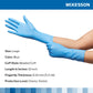 McKesson Confiderm® 6.5CX Nitrile Extended Cuff Length Exam Glove, Large, Blue 14-678C