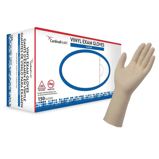 Exam Glove ESTEEM™ Large NonSterile Vinyl Standard Cuff Length Smooth Clear Not Rated - 8888DOTP