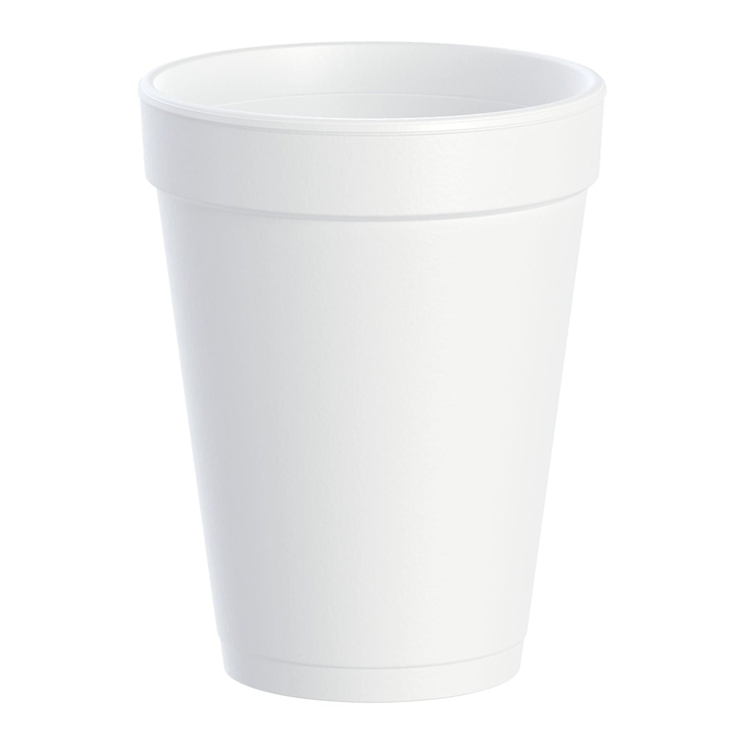 Insulated Drinking Cup Dart® 14 oz. White Styrofoam Disposable - 14J16