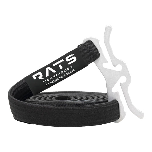 Tactical Tourniquet MyMedic Rapid 54 Inch Vulcanized Rubber Core / Nylon - RTS-SPL-BLD-RTS-BLK-X-BST-EA