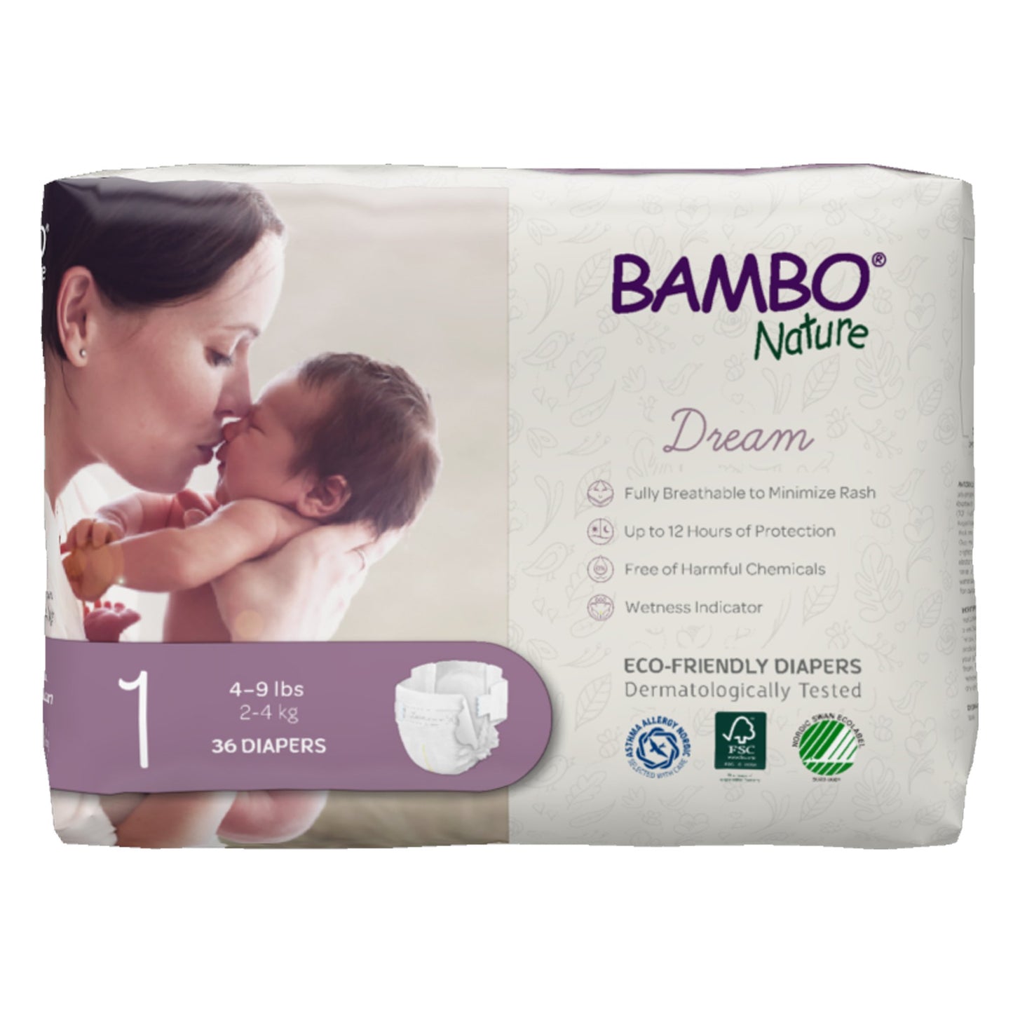 Bambo® Nature Diaper, Size 1 1000016923