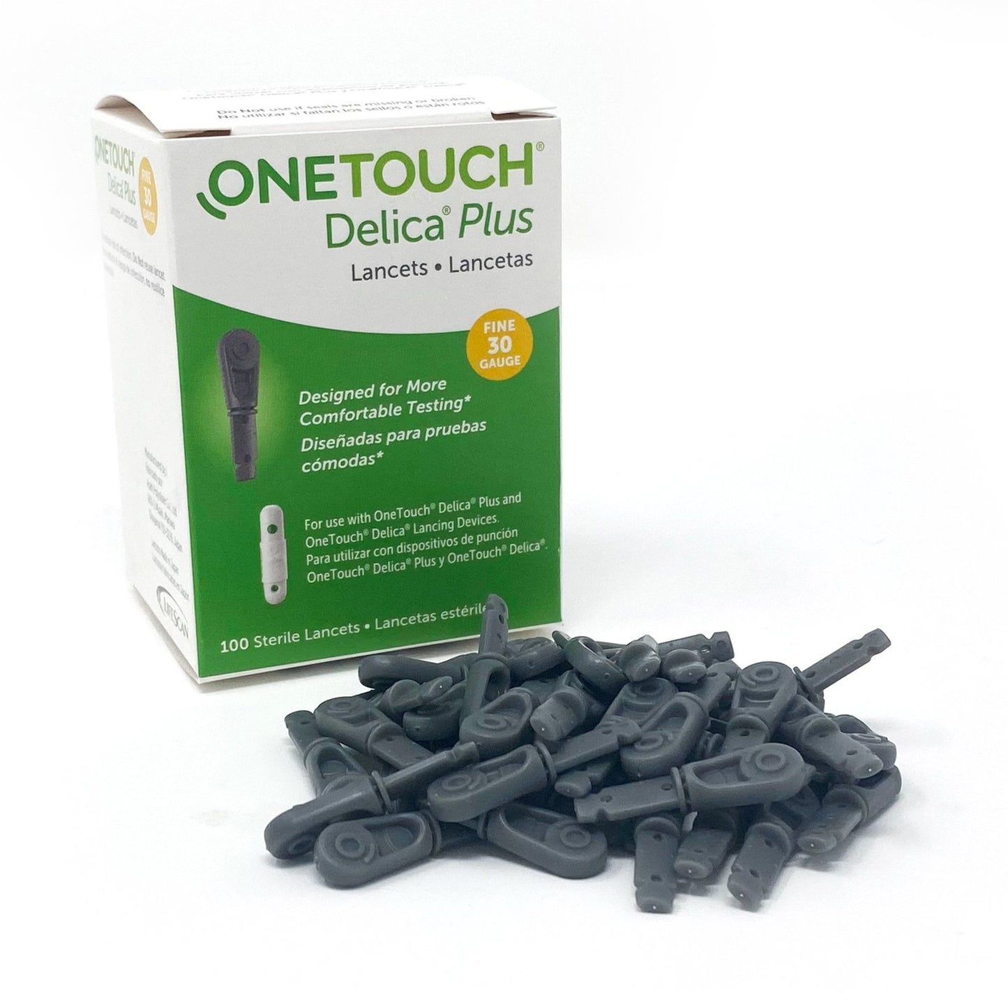 OneTouch® Delica® Plus Lancets, 30 Gauge 02401103