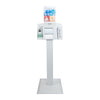 Hygiene Dispensing Station McKesson Floor Stand Quartz Beige 18 W X 59.10 H X 18 D Inch Aluminum / Cold Rolled Steel / PETG Plastic - 134-101