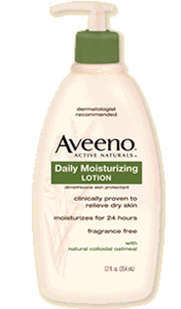 Aveeno® Daily Moisturizing Body Lotion Fragrance Free, 12-ounce Pump Bottle 38137003600