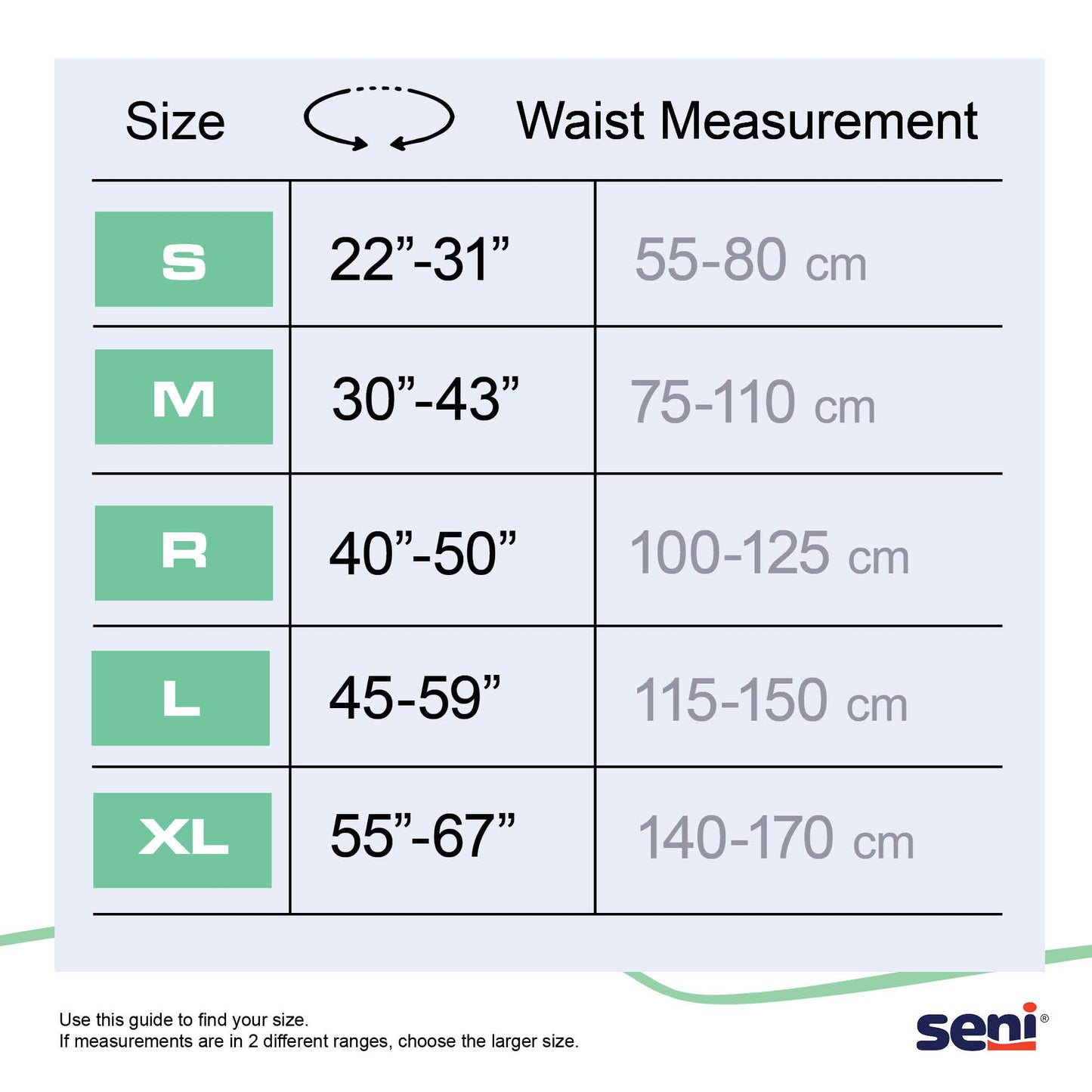 Seni® Super Plus Overnight Heavy Absorbency Incontinence Brief, Regular S-RE25-BP1