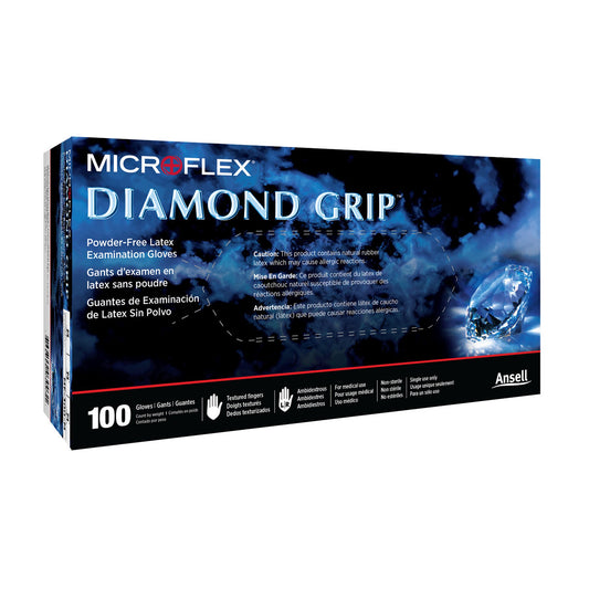 Diamond Grip™ Latex Exam Glove, Extra Large, White MF-300-XL
