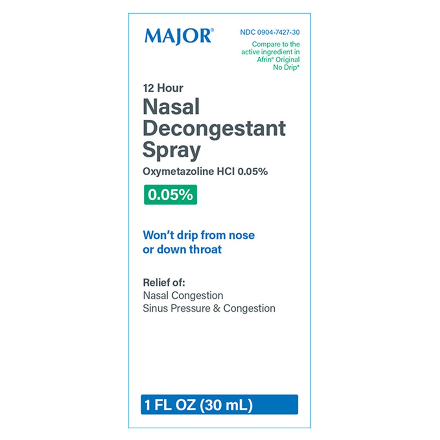 Sinus Relief 0.05% Strength Nasal Spray 30 mL 00904742730