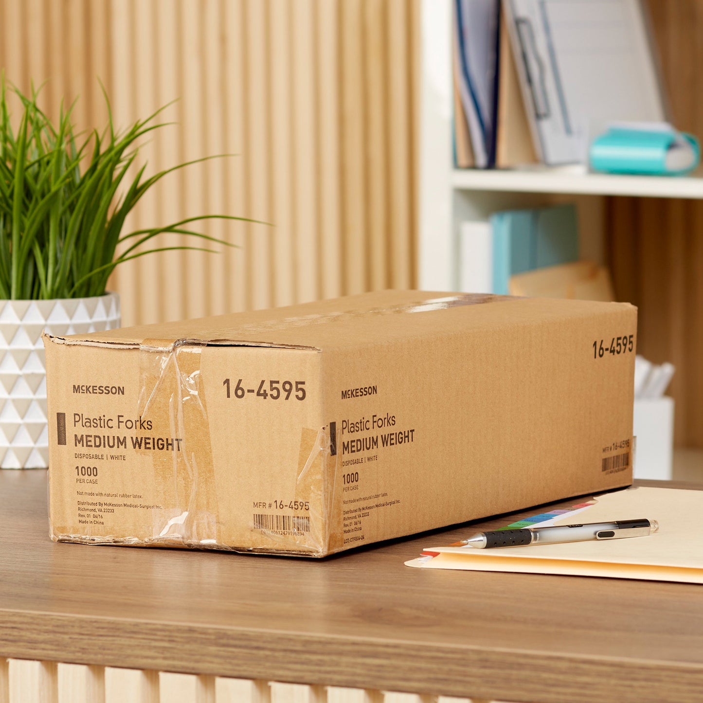 McKesson Polypropylene Fork, White 16-4595