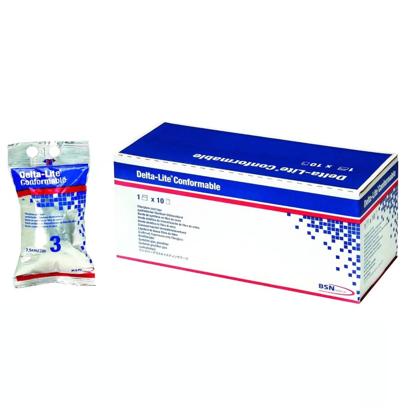 Cast Tape Delta-Lite® Conformable 4 Inch X 12 Foot Fiberglass White - 6824A