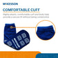 Slipper Socks McKesson Unisex Adult Bariatric / X-Wide Single Tread Single Patient Use Royal Blue 16-BXW-SCE4