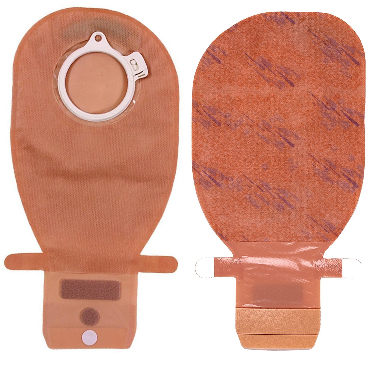 Assura® 2-Piece Opaque Ostomy Pouch, Green Match 13964