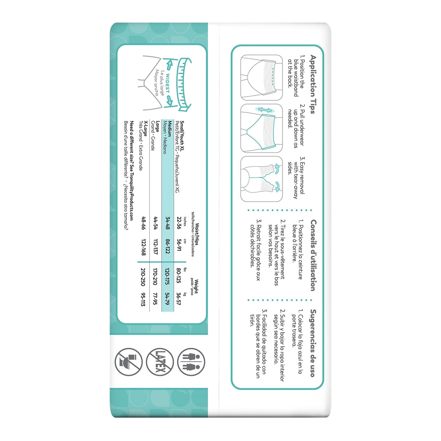 ComfortCare™ Absorbent Underwear, Medium 2975-100