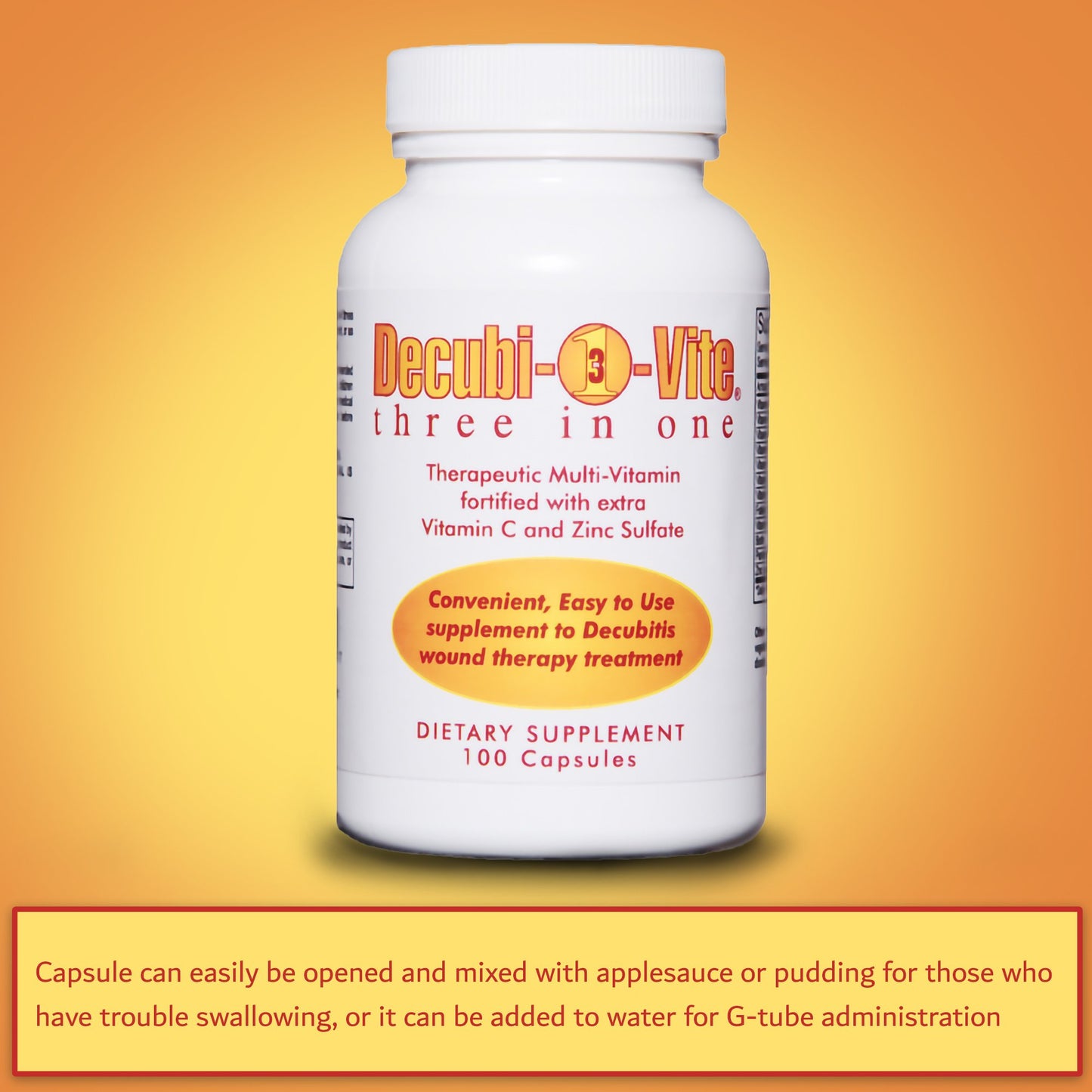 Decubi-Vite® Three In One Multivitamin Supplement 85519800100