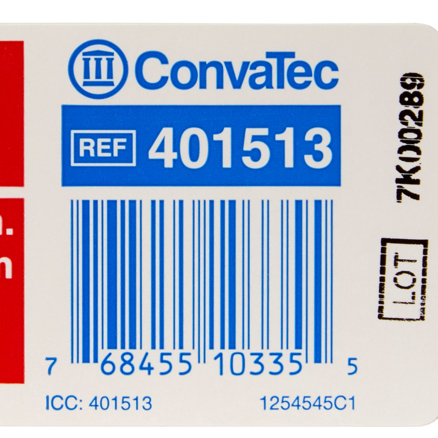 Sur-Fit Natura® Two-Piece Transparent Colostomy Pouch, 2¼ Inch Flange 401513